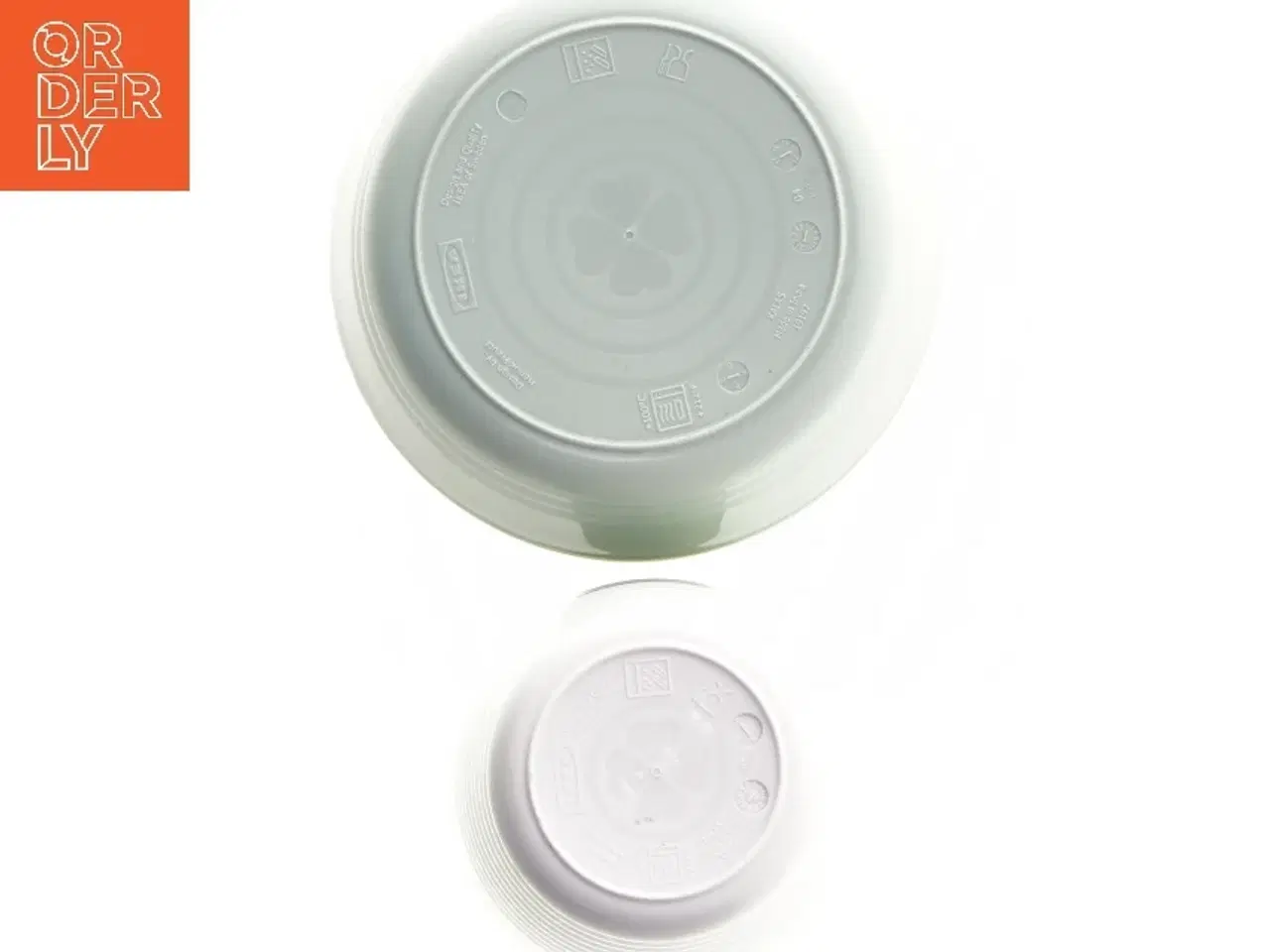 Billede 3 - Plastik skål og kop sæt fra IKEA (str. skål ø 12 cm, kop 9 cm)