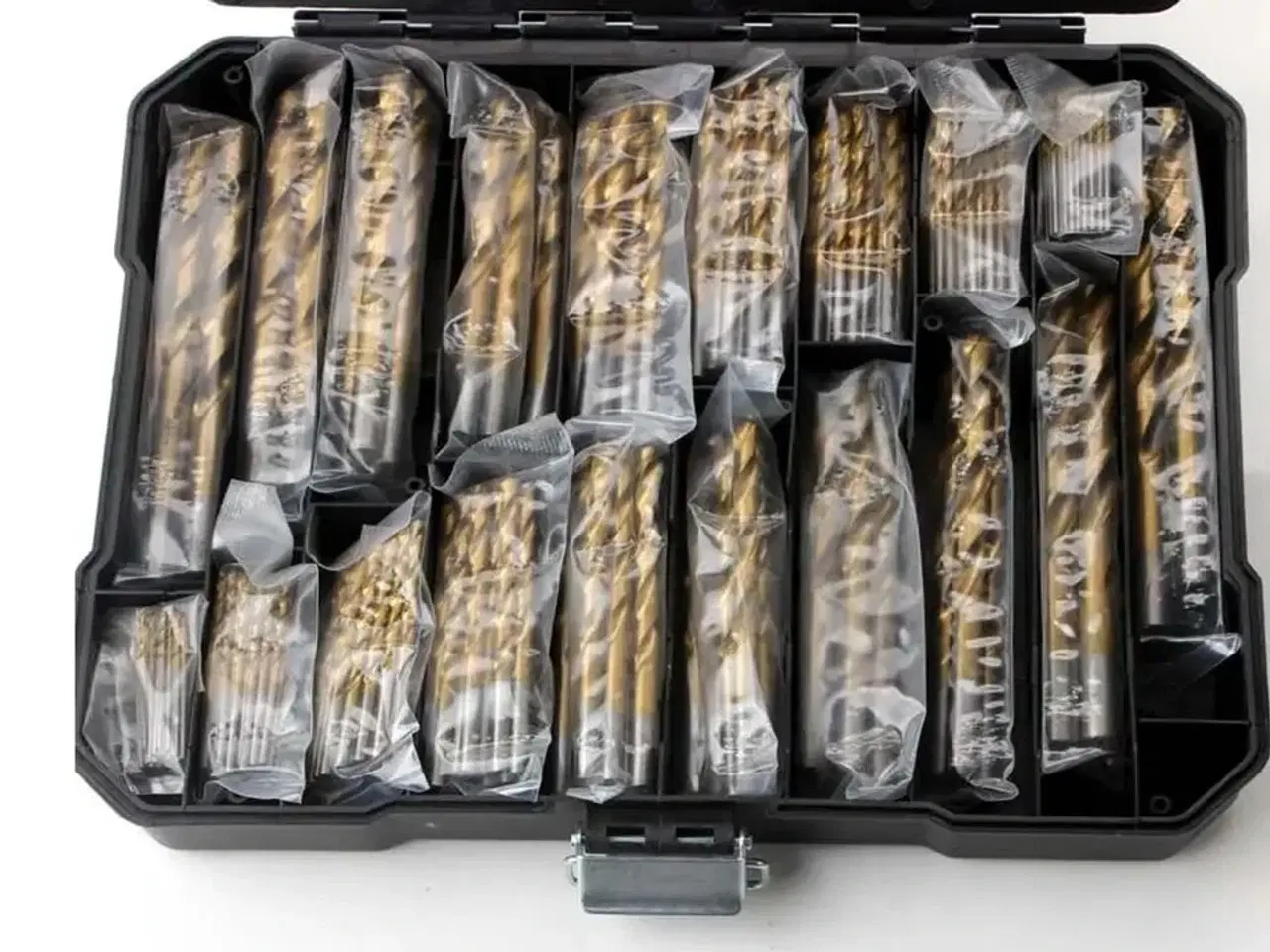 Billede 1 - 230 stk. HSS bor fra 1-10 mm