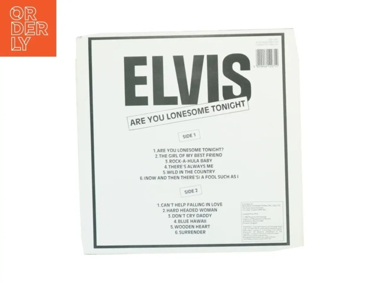 Billede 2 - Elvis Presley Vinyl fra Camden (str. 31 x 31 cm)