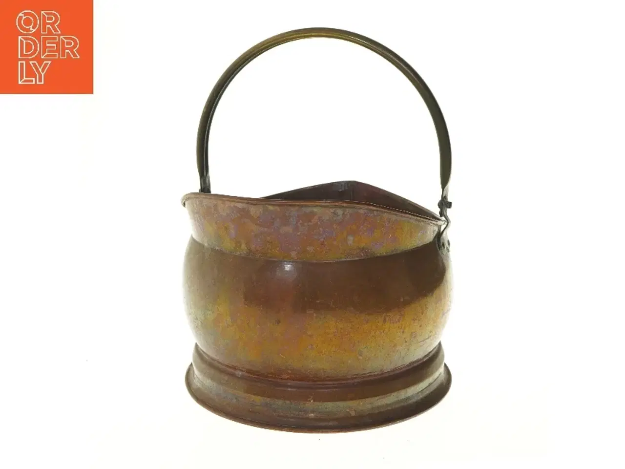 Billede 2 - Kobberspand med hank (str. Ø 28 cm)