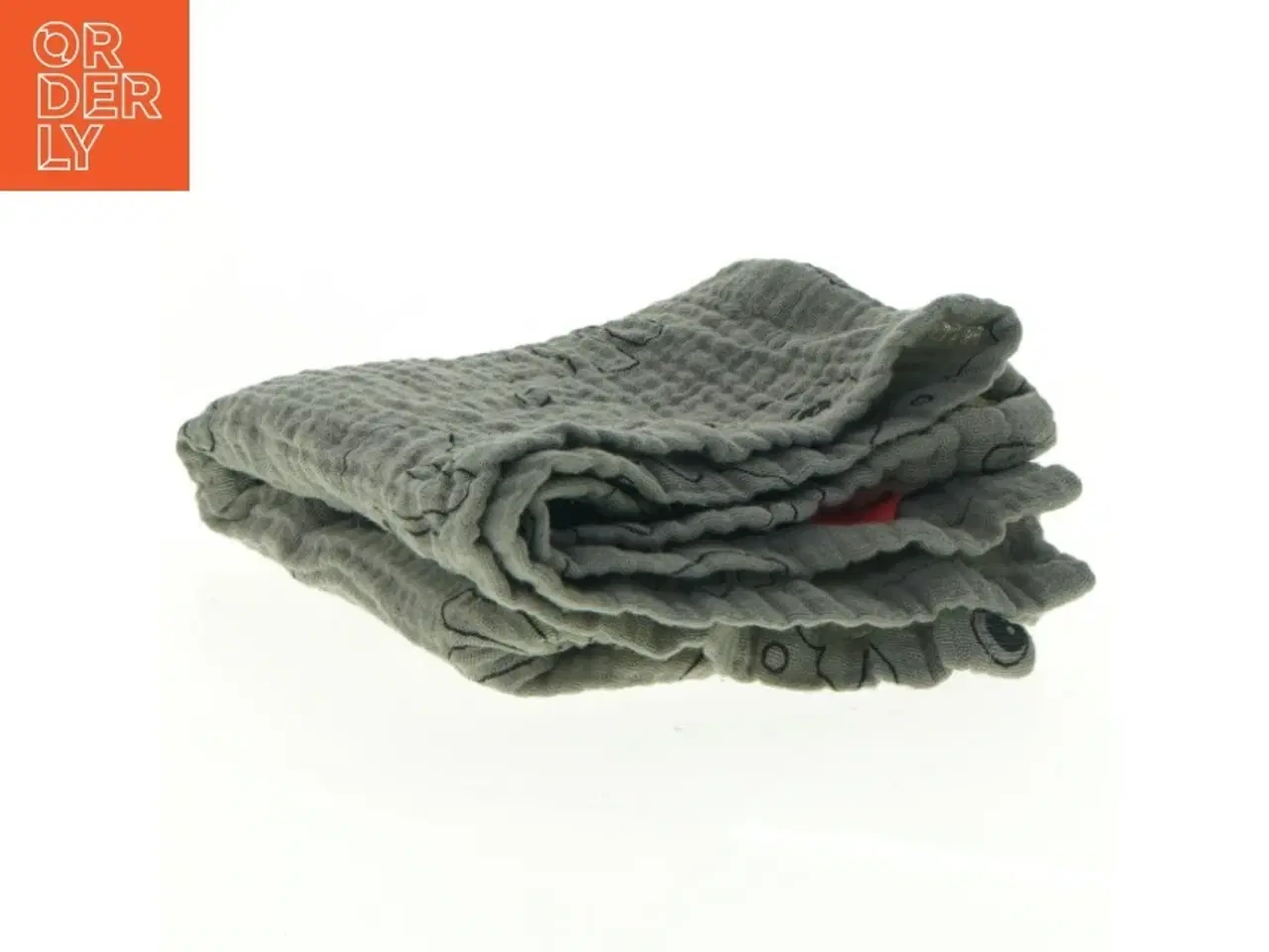 Billede 2 - Babytæppe med dyremønster fra Donebydeer (str. 60 x 60 cm)