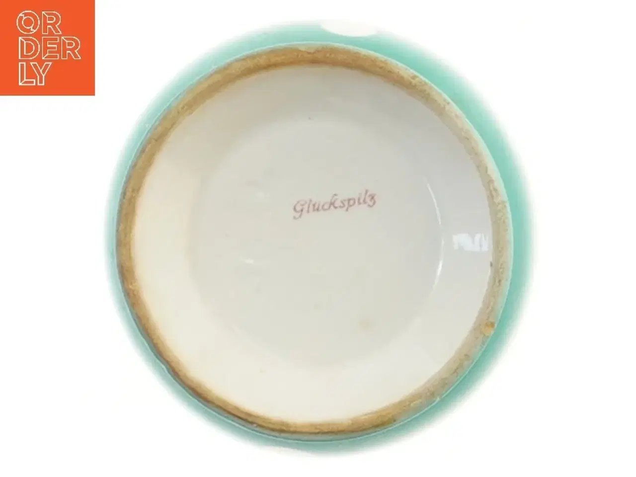 Billede 4 - Blå sukkerkrukke med låg (str. Ø 10 cm)