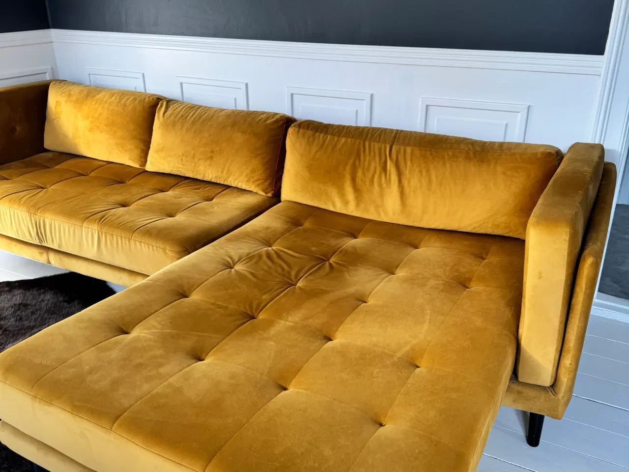 Billede 2 - Smuk velour sofa