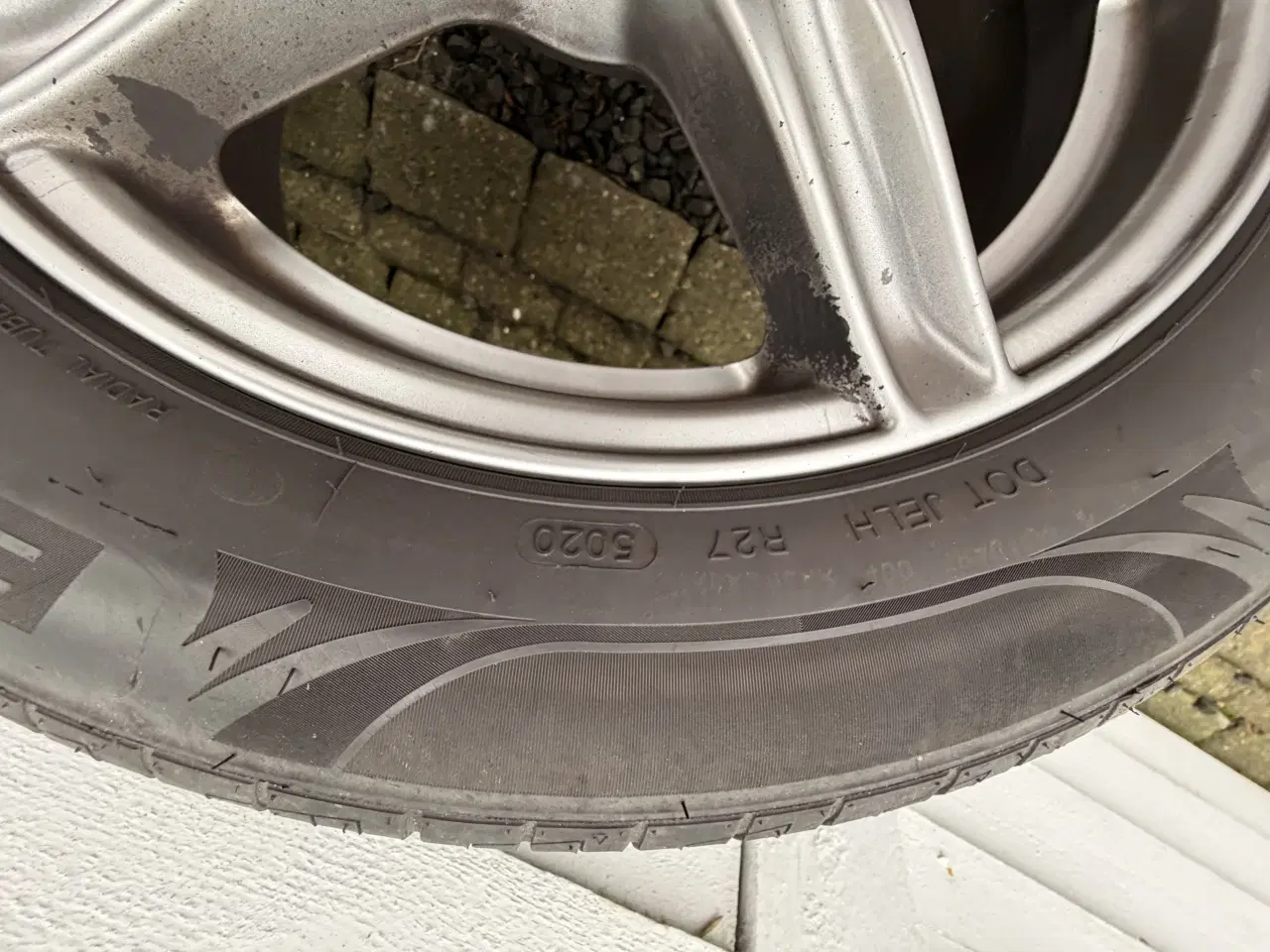 Billede 3 - Alufælge med sommerdæk 5 × 110 16 tommer