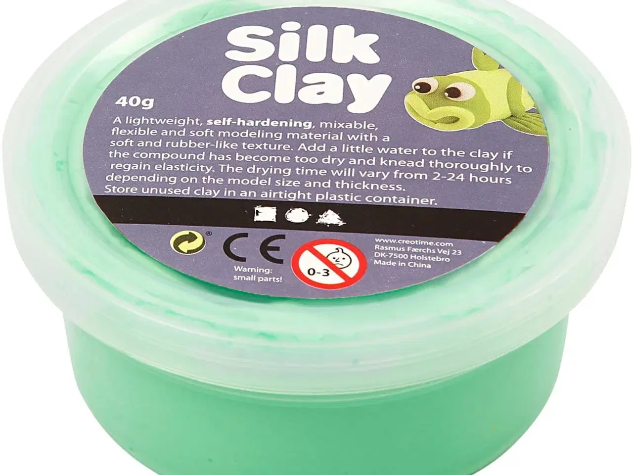 Billede 1 - Silk Clay®, lys grøn, 40g/ 1 ds.