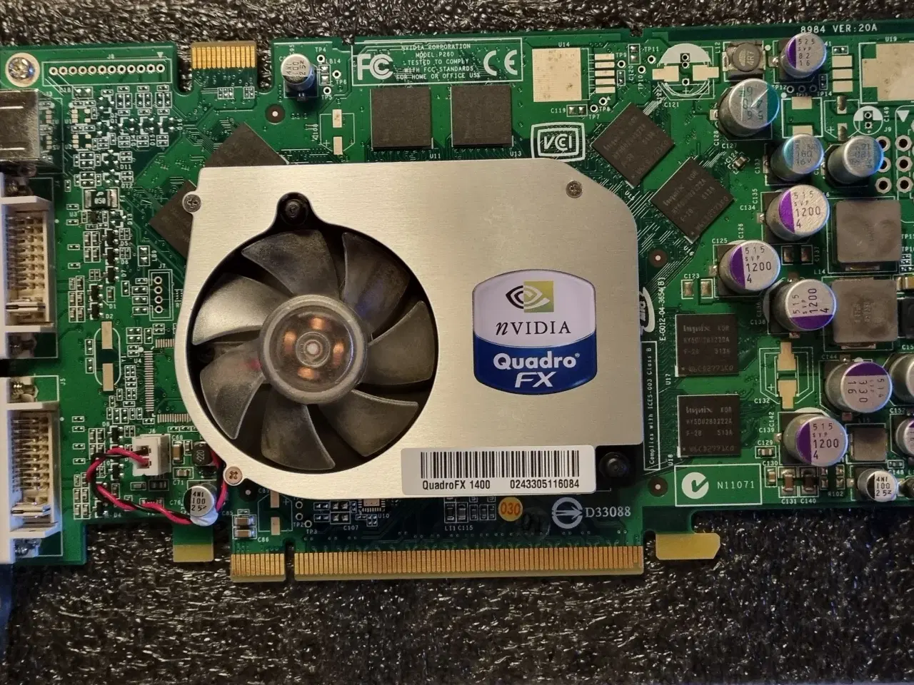 Billede 1 - NVIDIA QUADRO FX 1400 128MB DDR SDRAM PCI-e