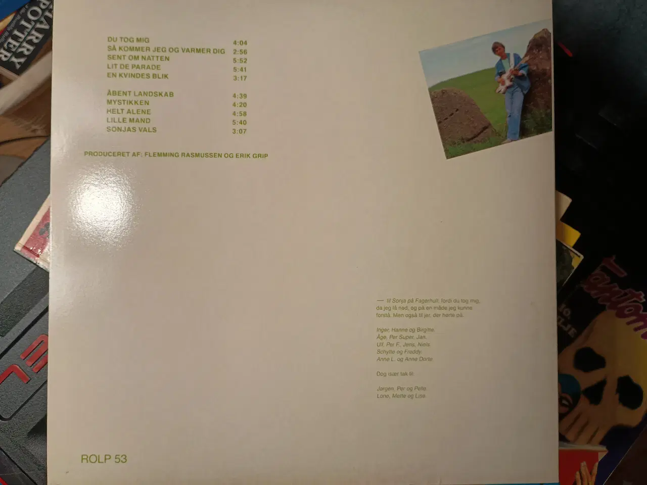 Billede 2 - Erik Grip, Til Sonja. LP.