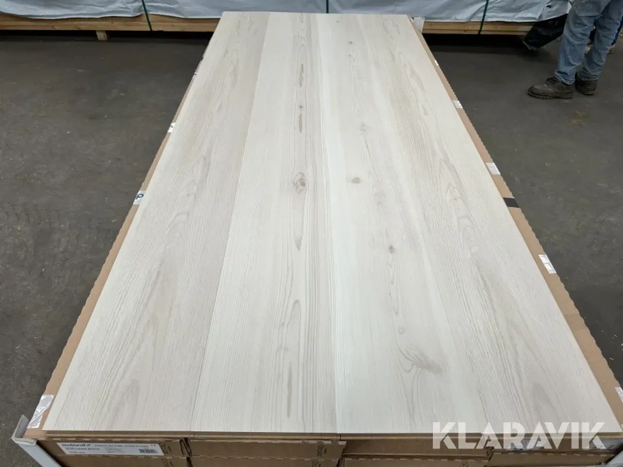 Billede 4 - Gulv Moland Pine Cork Plank Northern White - 104,64m2