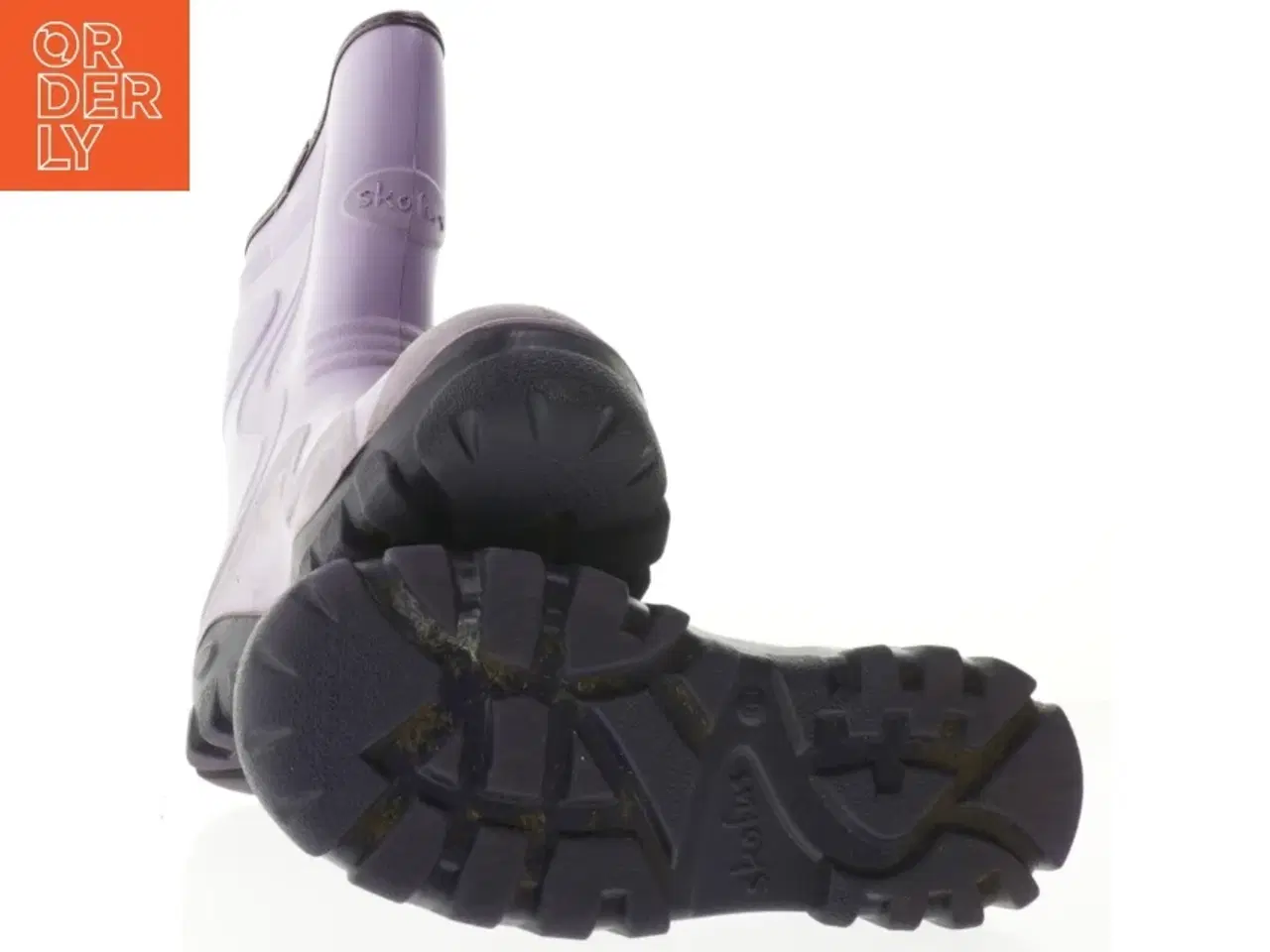 Billede 4 - Lilla gummistøvler til børn fra Skofus (str. 33 )
