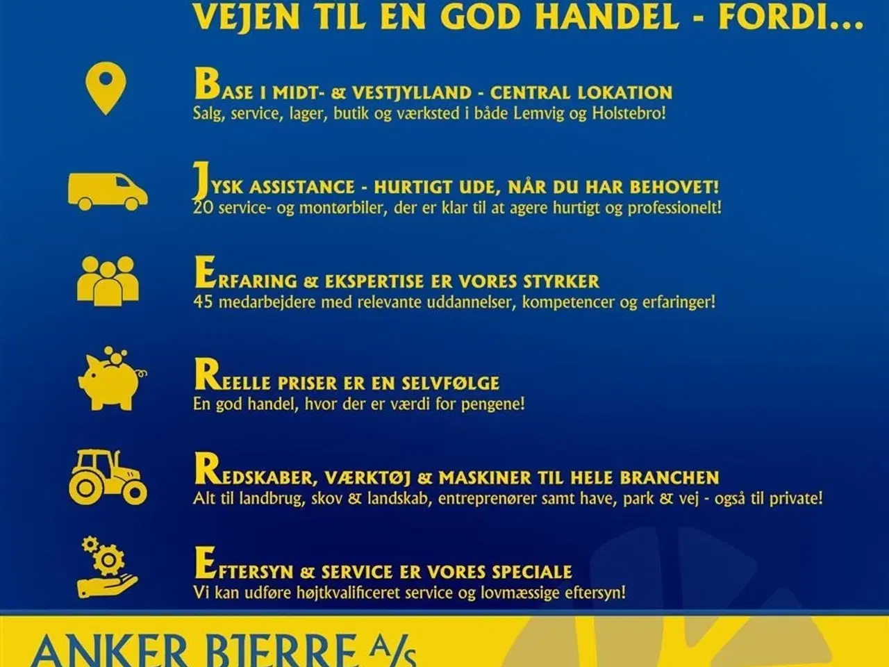 Billede 7 - Linddana TP-Forhander Anker Bjerre A/S Lagersalg - nyt/ brugt - demo