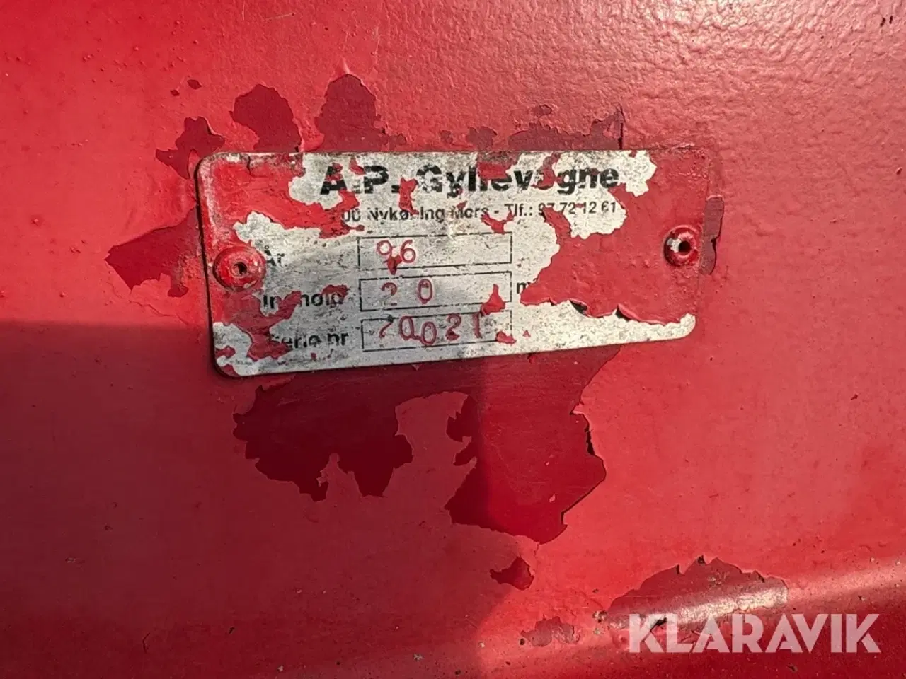 Billede 3 - Gyllespreder/Vandvogn 20.000L A.P Gyllevogne