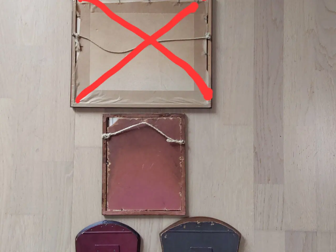 Billede 2 - Foto-/billedrammer antikke i mahogni