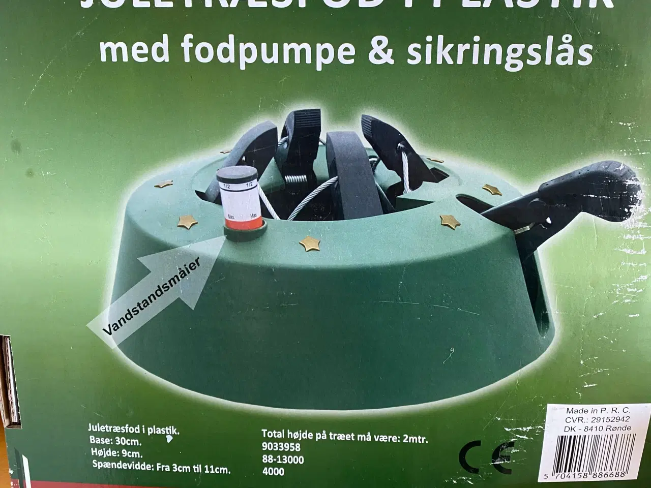 Billede 4 - Juletræsfod med pumpe