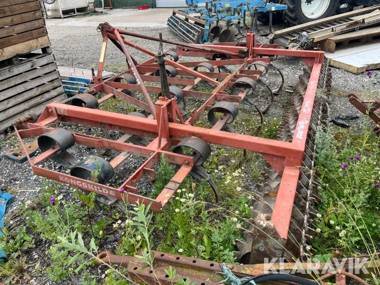Billede 4 - Stubharve Kongskilde med tandpakkervalse - 4 meter