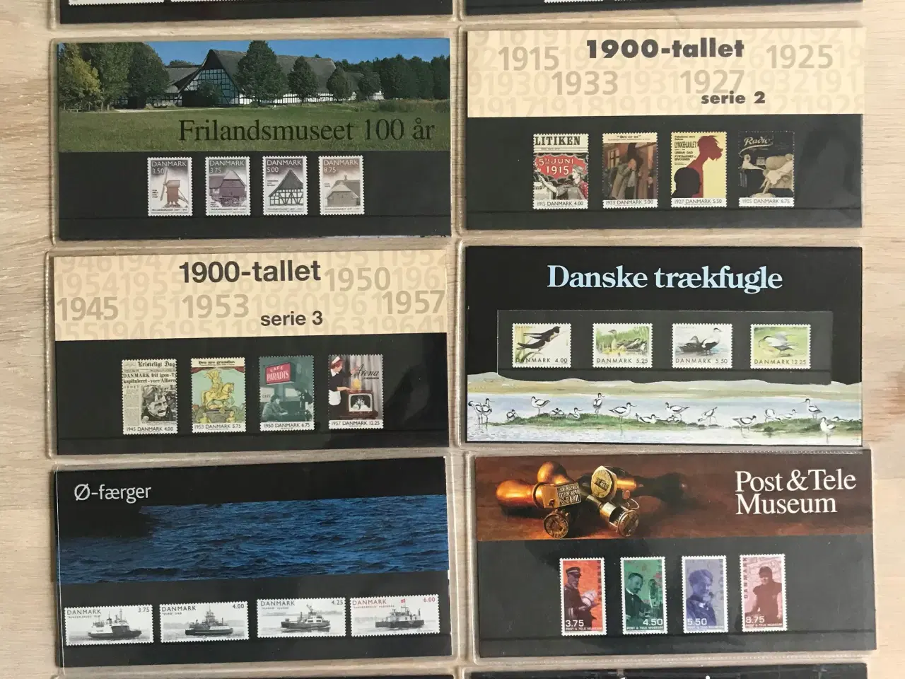 Billede 1 - Danmark - Postfriske frimærker i souvenirmapper