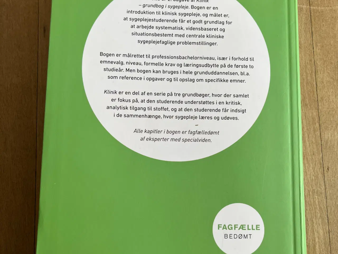 Billede 3 - Klinik Grundbog i Sygepleje