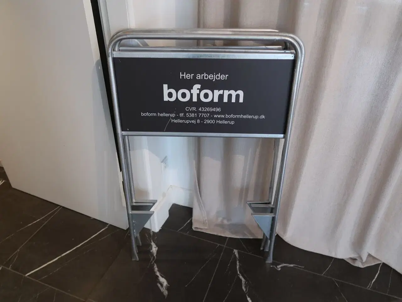 Billede 1 - 3 stk. Byggeskilte