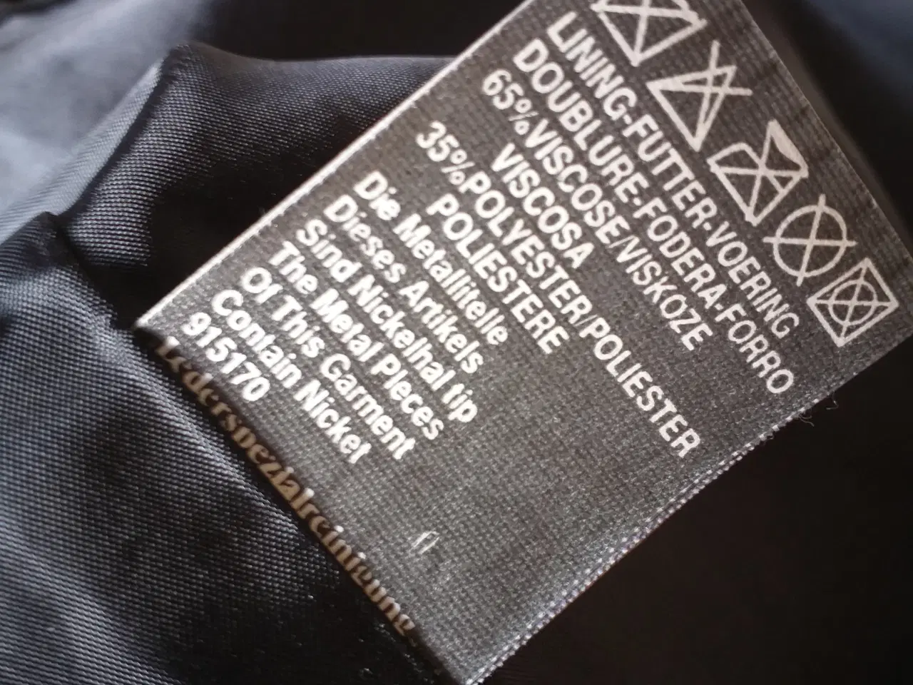 Billede 4 - BROCH Sort skind jakke Dame 