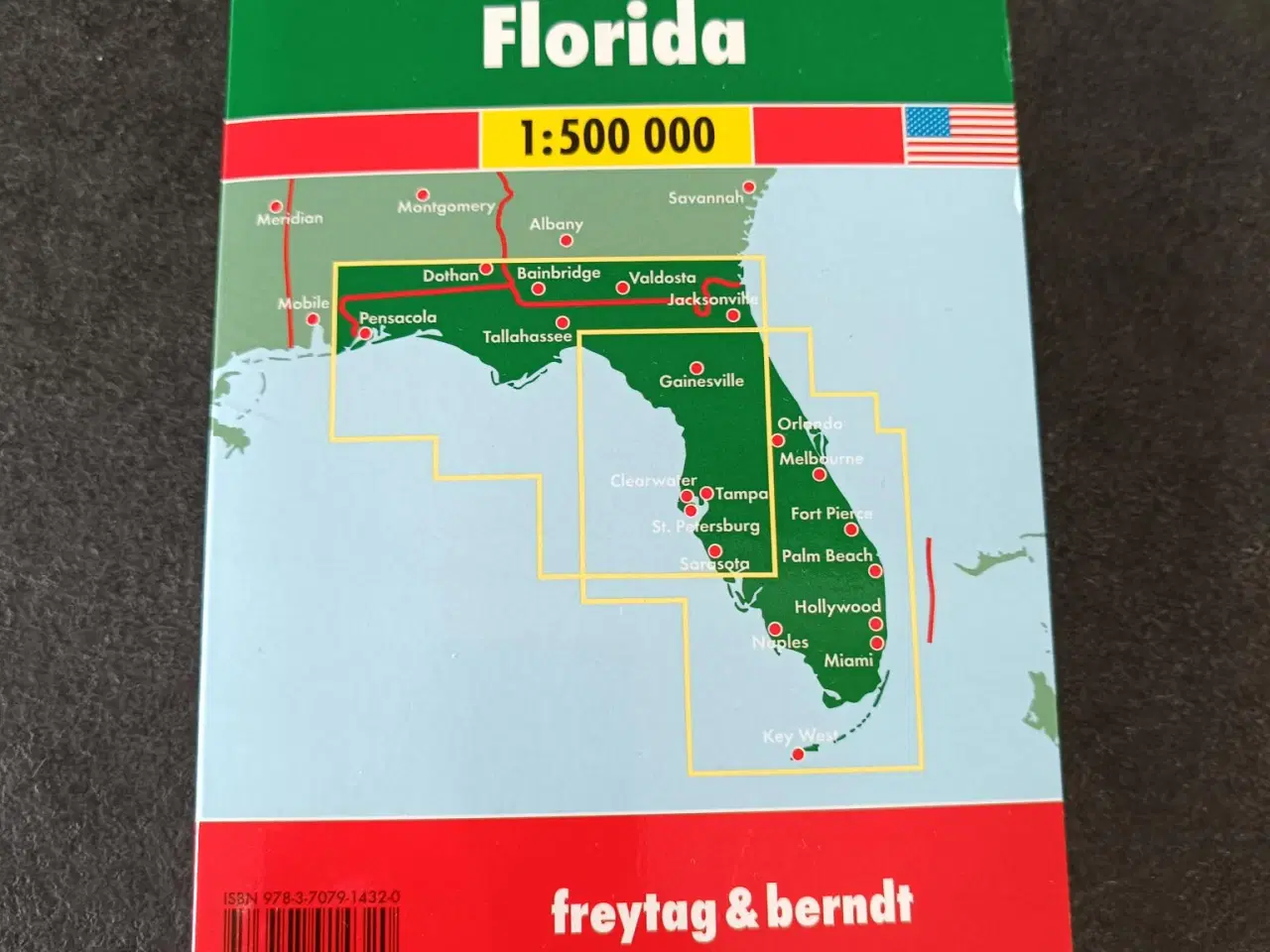 Billede 2 - Freytag & Berndt Florida Road Map 15 000 000 - nyt