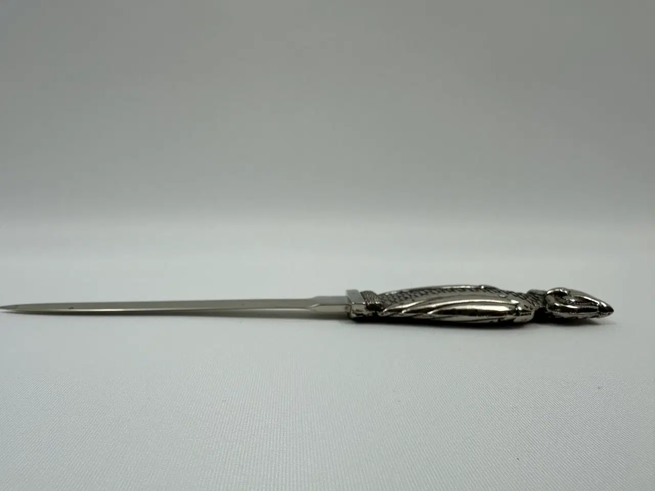 Billede 8 - Vintage brevåbner / brevkniv i stål m. ugle