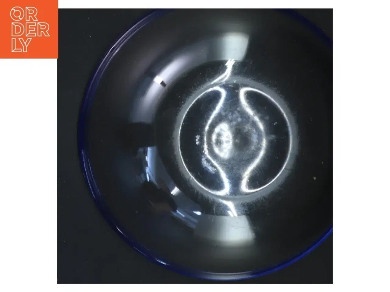 Billede 2 - Rund glasskål (str. Ø 21x11 cm)