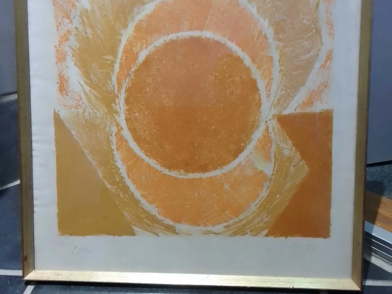 Billede 1 - Litografi nummereret og signeret Frede Christoffer