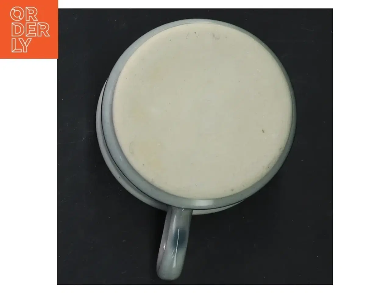 Billede 3 - Keramikkrus med blomstermotiv (str. 7,5x8,5 cm)