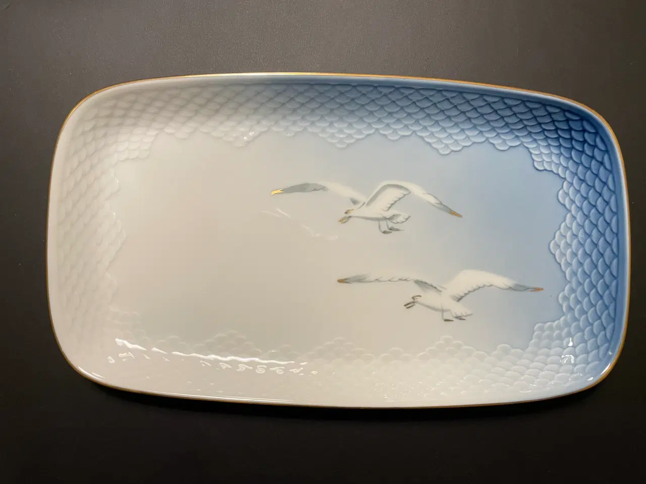 Billede 3 - Bing & Grøndahl Mågestel med guldkant