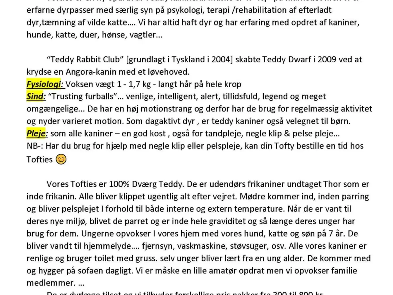 Billede 5 - Tofties's Teddies: Teddy Dværg Kanin avler