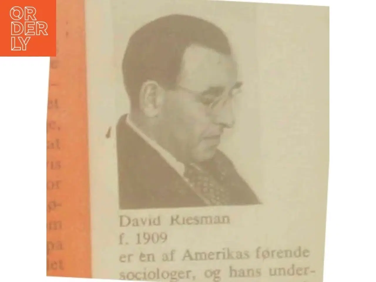 Billede 3 - Det ensomme massemenneske af David Riesman (Bog)