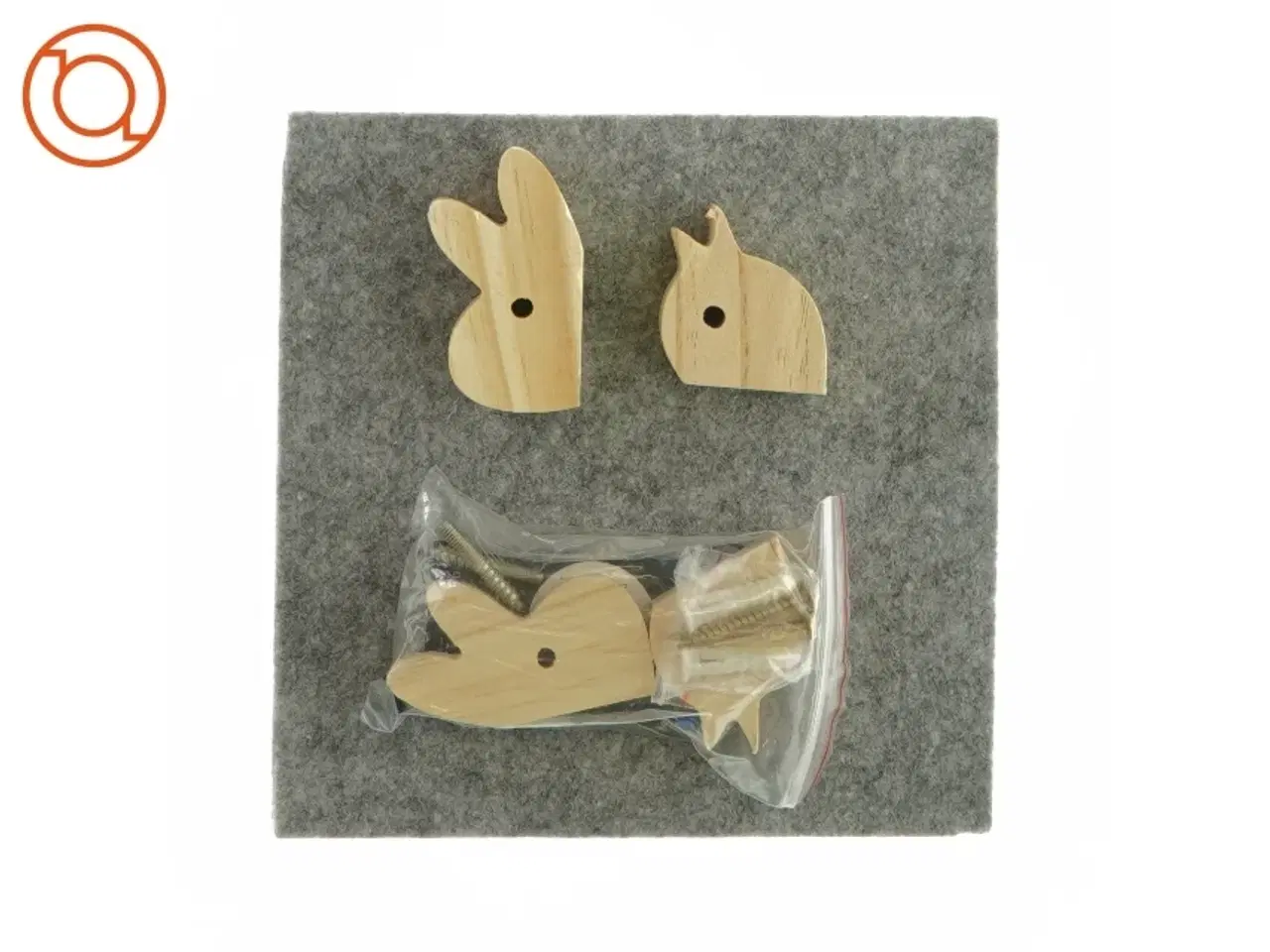 Billede 1 - Knager formet som dyr fra Bloomingville (4 stk.)