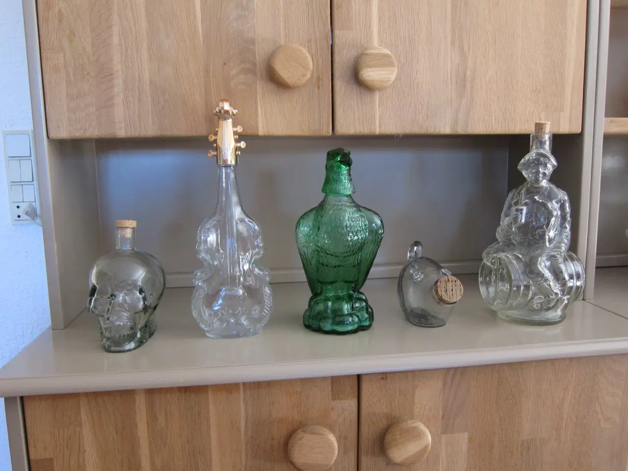 Billede 2 - Glas figur flasker.