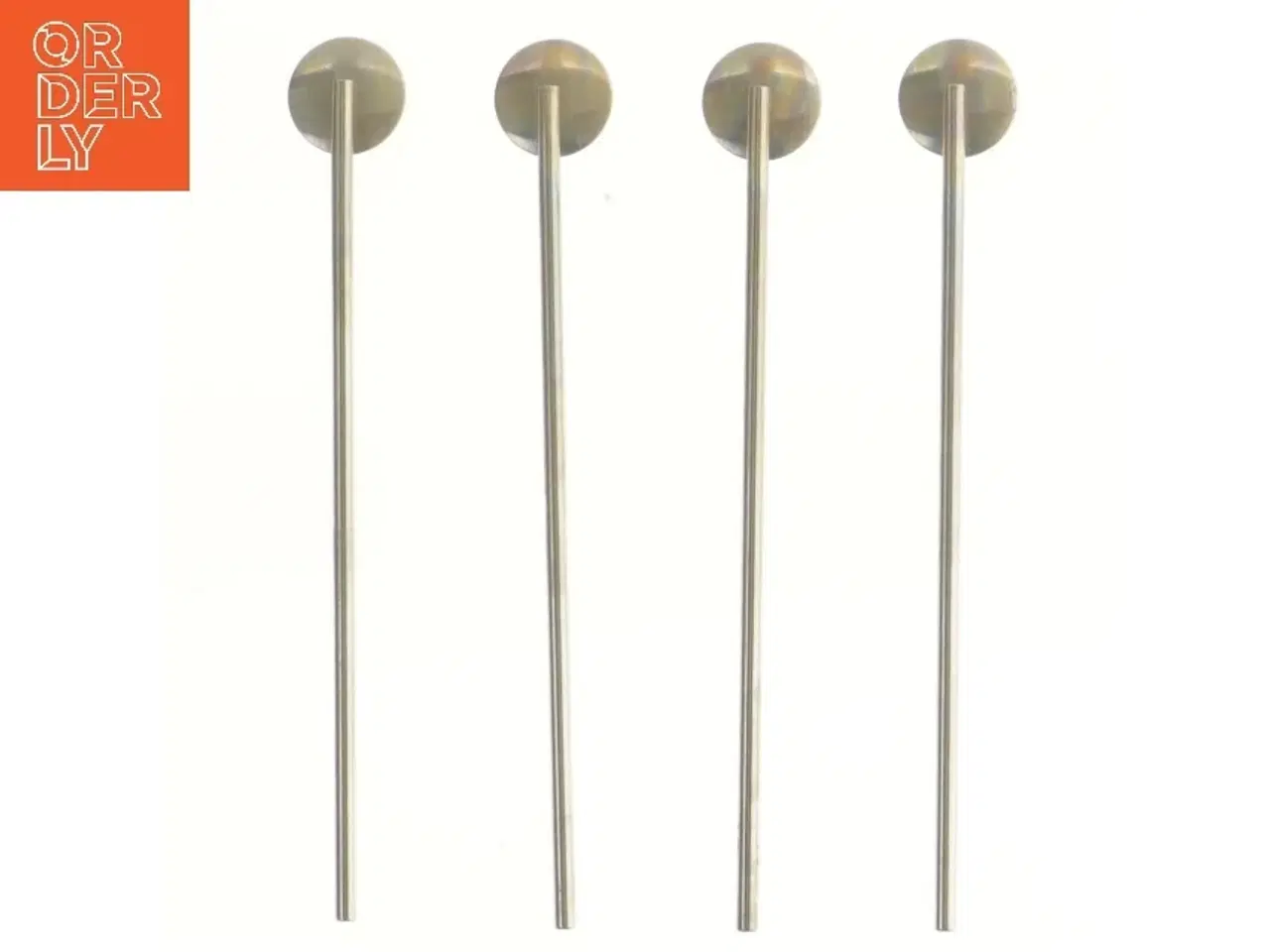 Billede 2 - Cocktailpinde i metal, sæt af 4 (str. 4 styk, 20 cm)