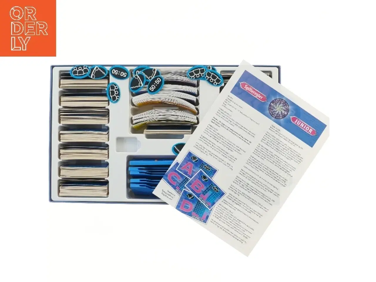 Billede 2 - Millionær Junior brætspil fra Danspil (str. 43,5x26 cm)