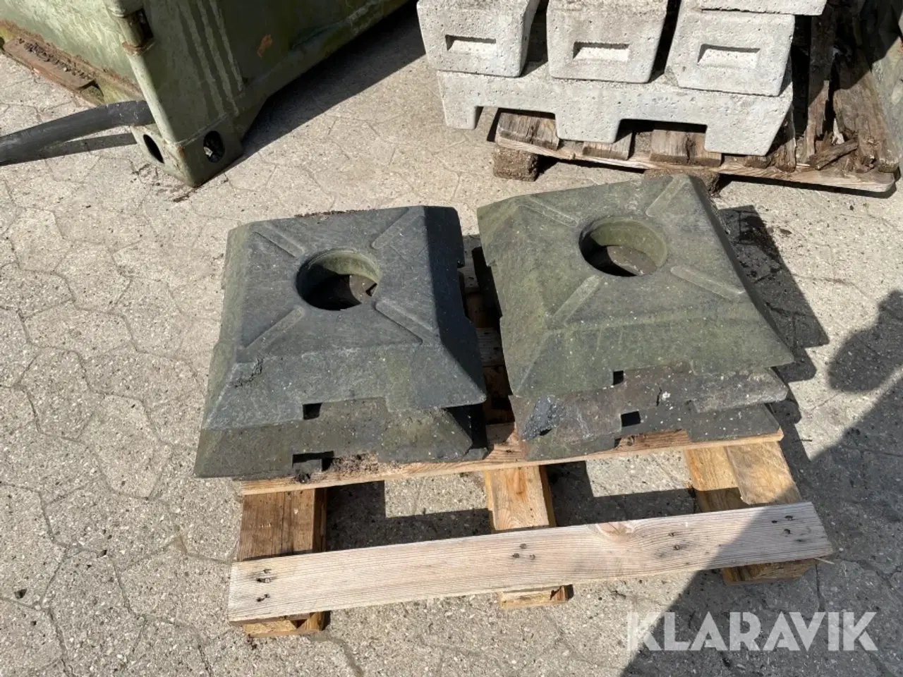 Billede 7 - 15 byggepladsHegn Med Klodser 2x3,5