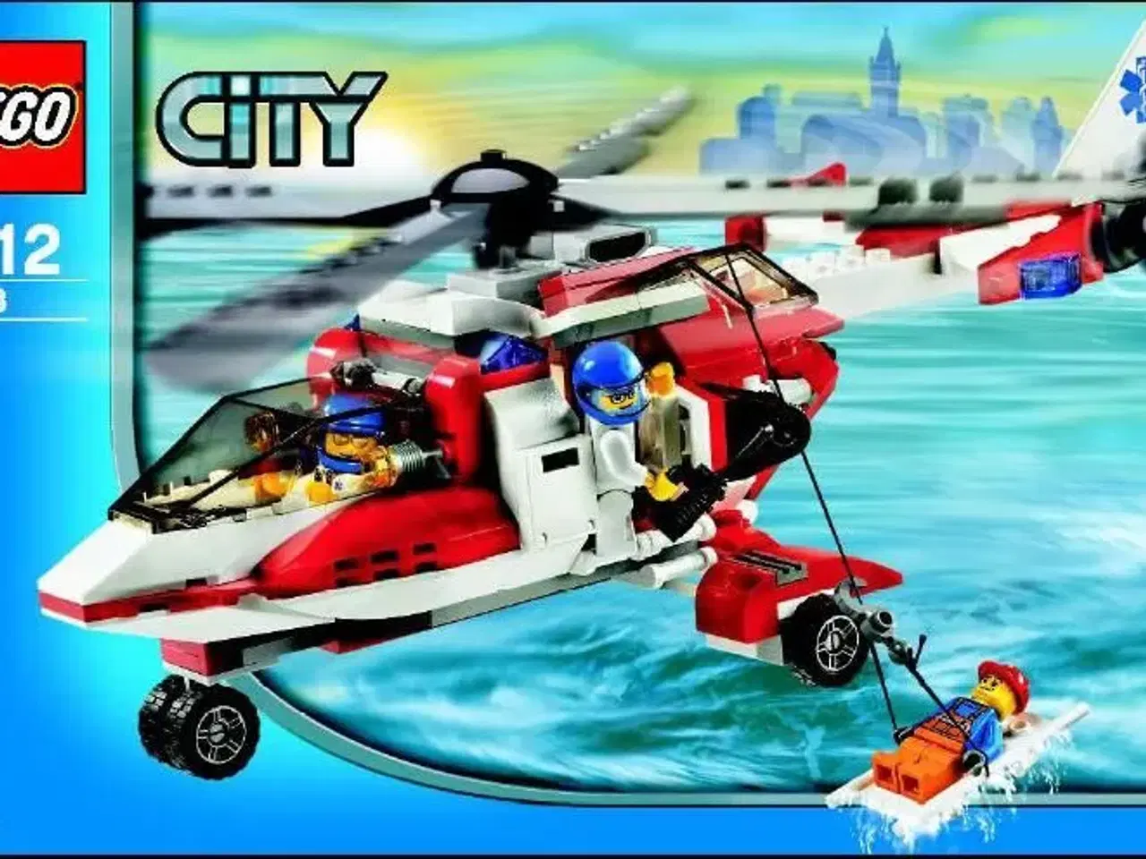 Billede 2 - Lego CITY 7037: Rednings helikopter