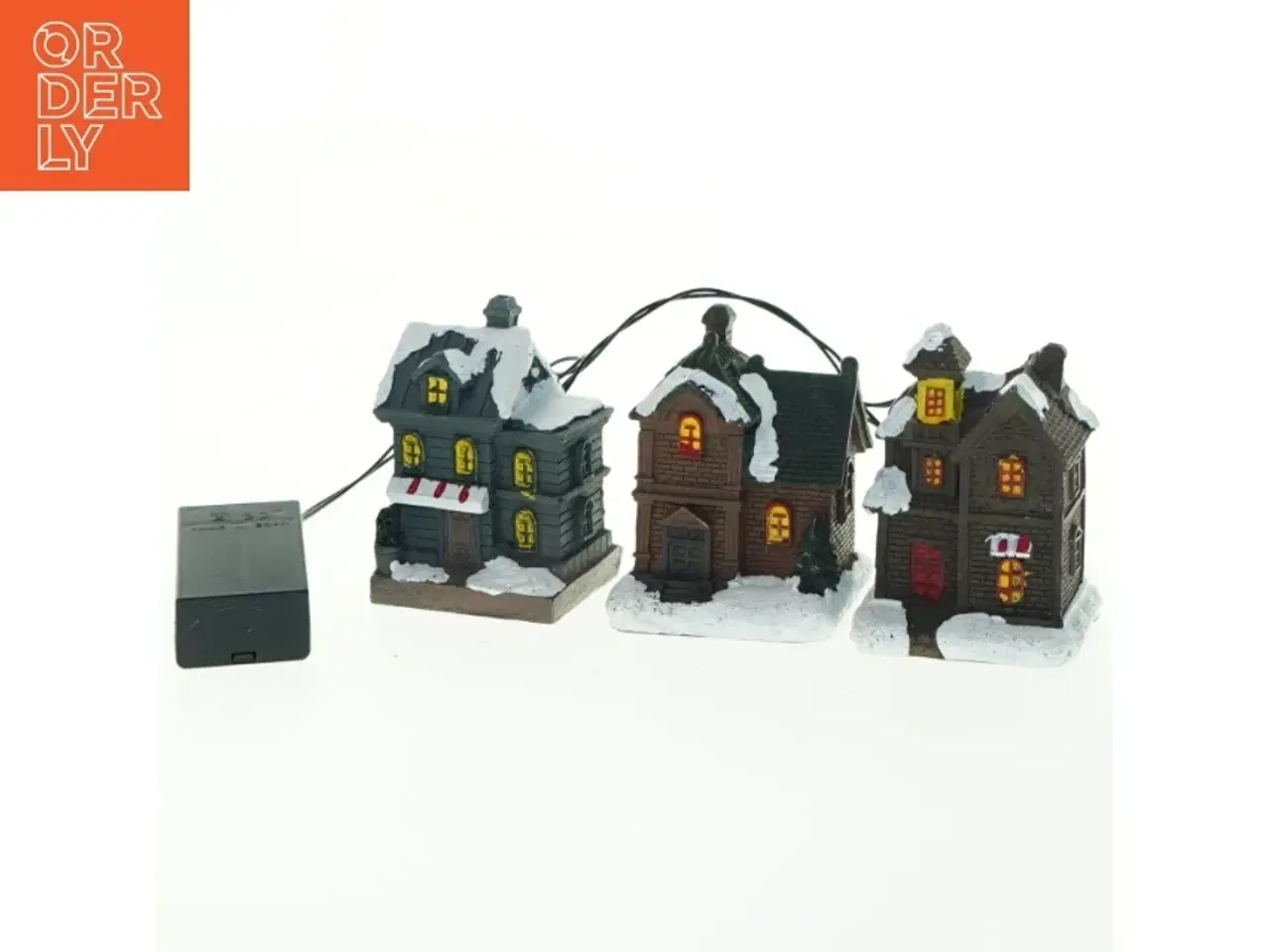 Billede 1 - Juleby lysdekoration (str. 6x7 cm)
