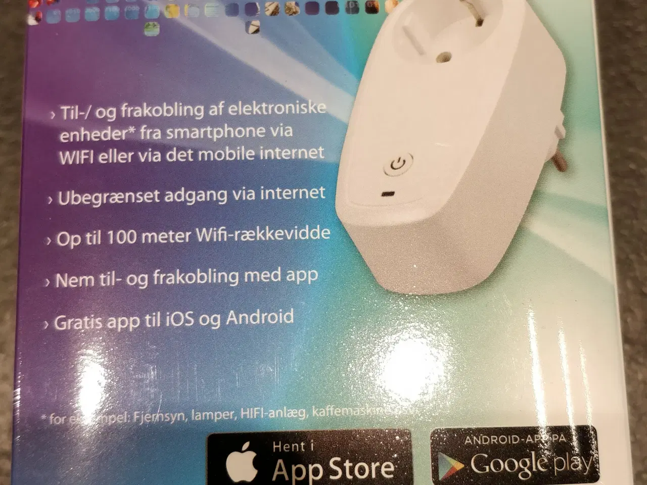 Billede 2 - Smart-stik (APP betjent Stikkontakt)