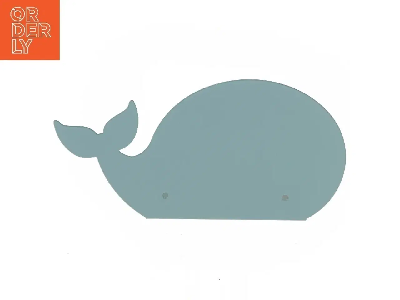 Billede 4 - Blå hval væghylde fra Søstrene Grene (str. 28x15 cm)