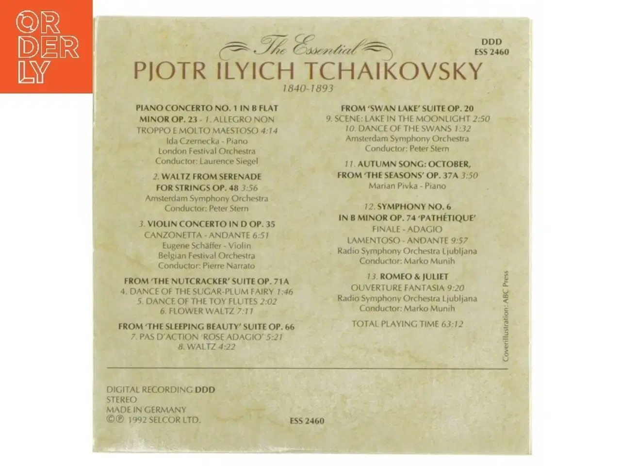 Billede 2 - Tchaikovsky musik CD