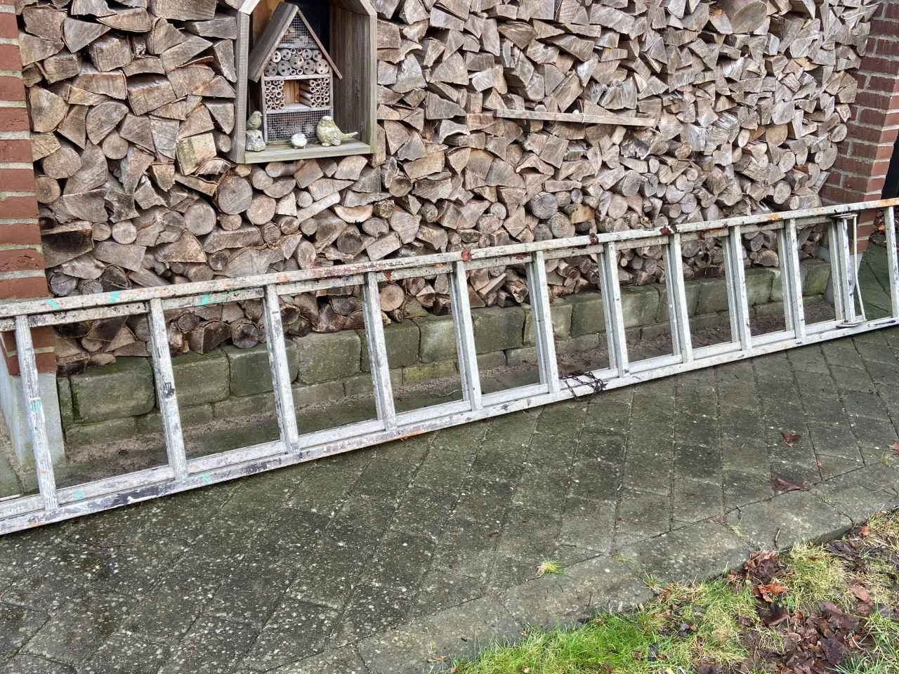 Billede 1 - Alu skyde stige