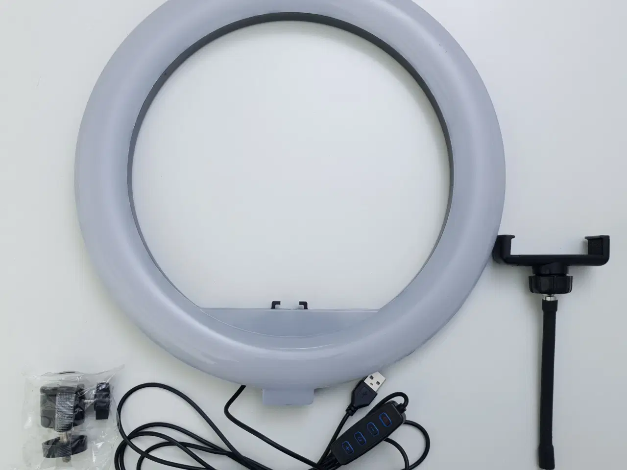 Billede 5 - NY! 80W LED Ring Lampe 30 cm Stort Stativ + Holder