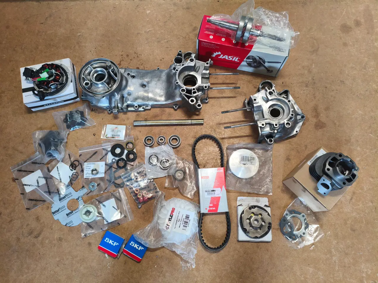 Billede 2 - Original 4MJ kort minarelli 50cc motor med Jasil r