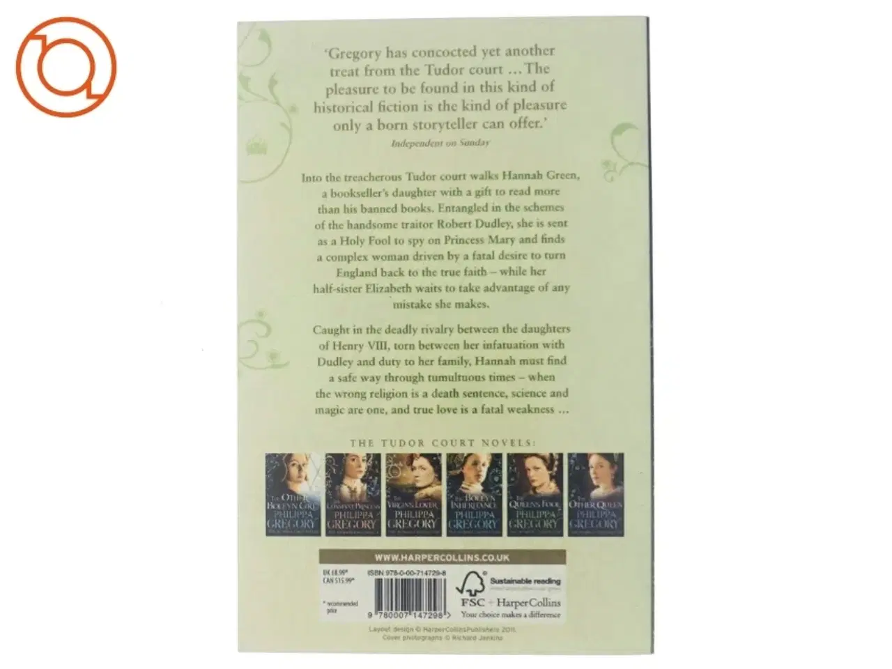 Billede 3 - The queen's fool af Philippa Gregory (Bog)