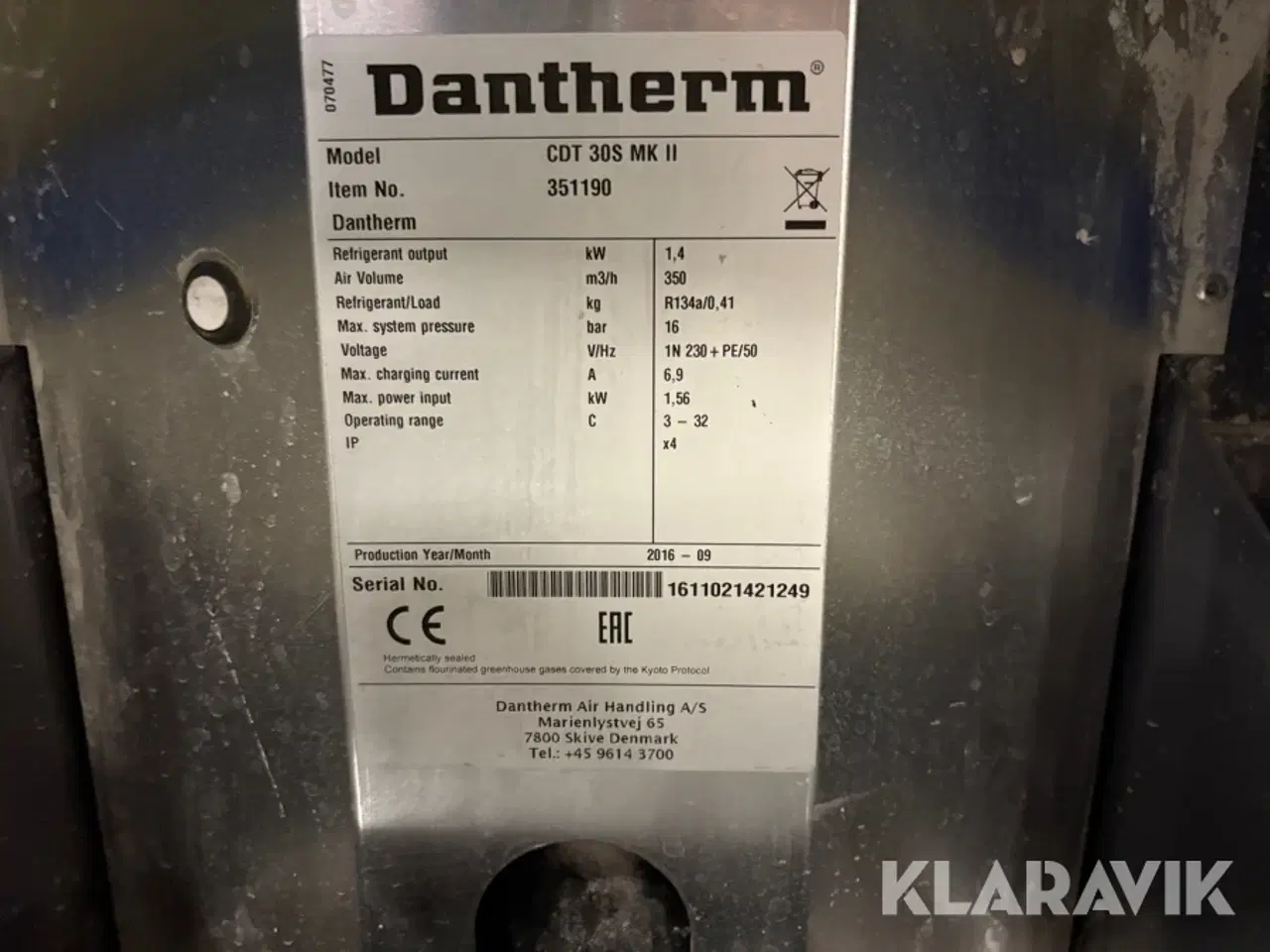 Billede 8 - Affugtere Dantherm CDT 30 S MK II og CDT 30 S – 2 styk