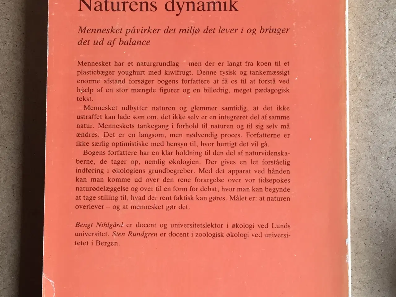 Billede 2 - Bengt Nihlgård og Sten Rundgren: Naturens dynamik