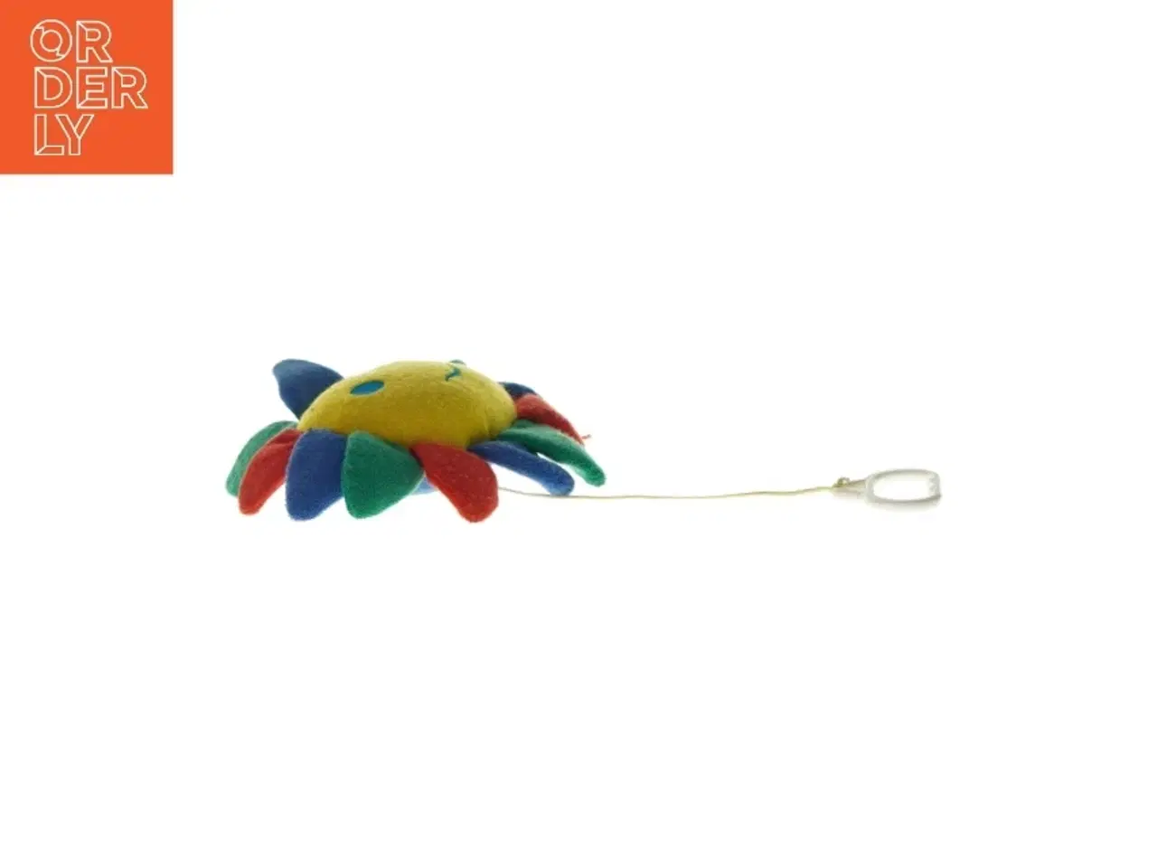 Billede 3 - Blomster bamse (str. 20 x 20 cm)