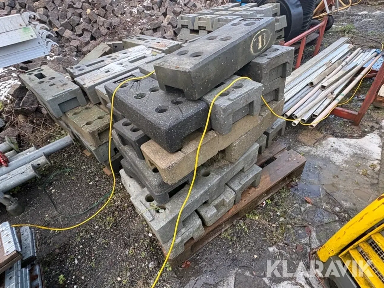 Billede 9 - Byggepladshegn med fødder 30 styk