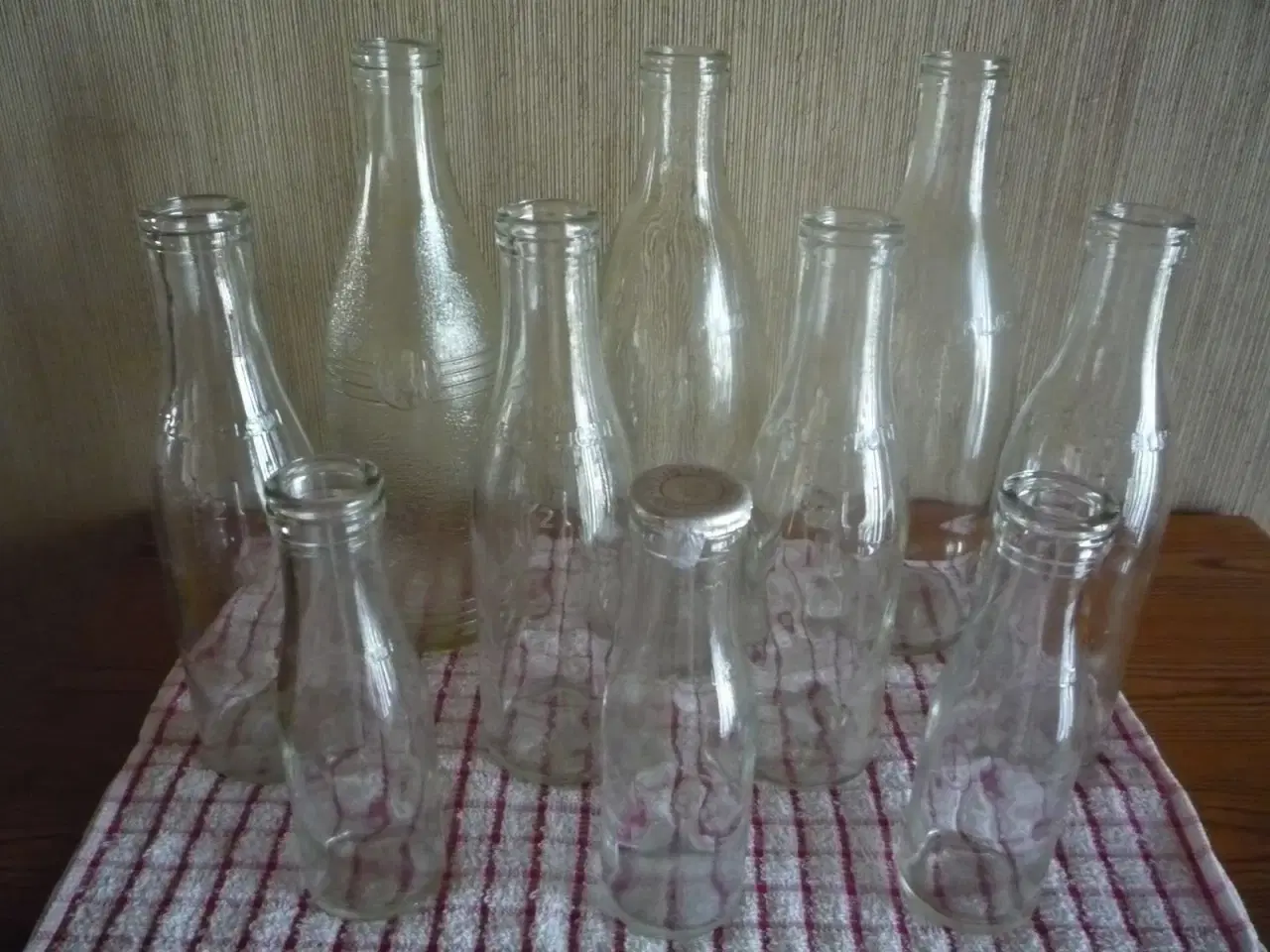 Billede 7 - Gamle mælkeflasker, flere størrelser
