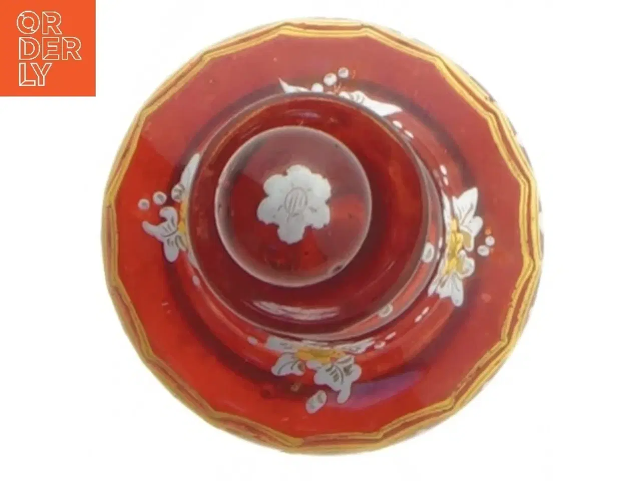 Billede 4 - Lille dekorativ glasflaske (str. 8 cm)